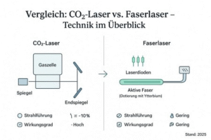 Laserschneiden komplexer Metallprofile