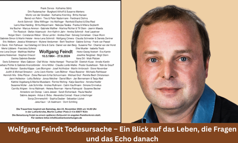 Wolfgang Feindt Todesursache