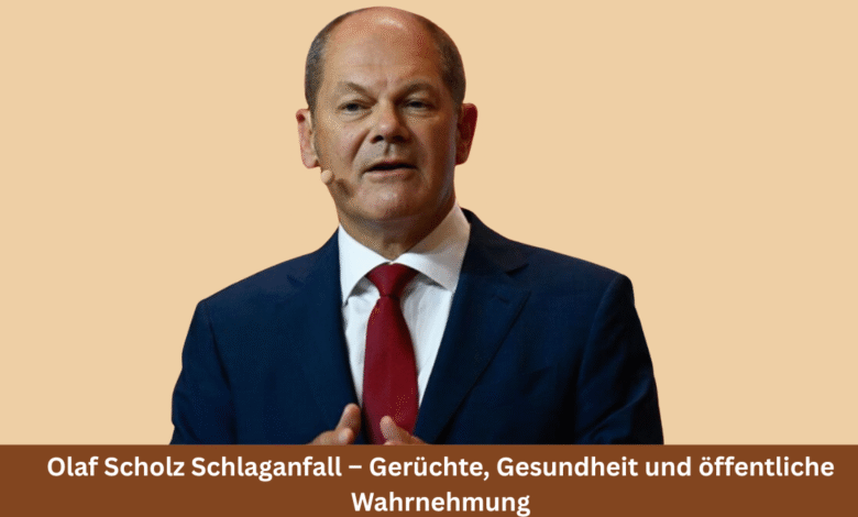 Olaf Scholz Schlaganfall