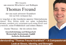 Thomas Freund Krankheit