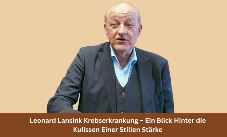 Leonard Lansink Krebserkrankung